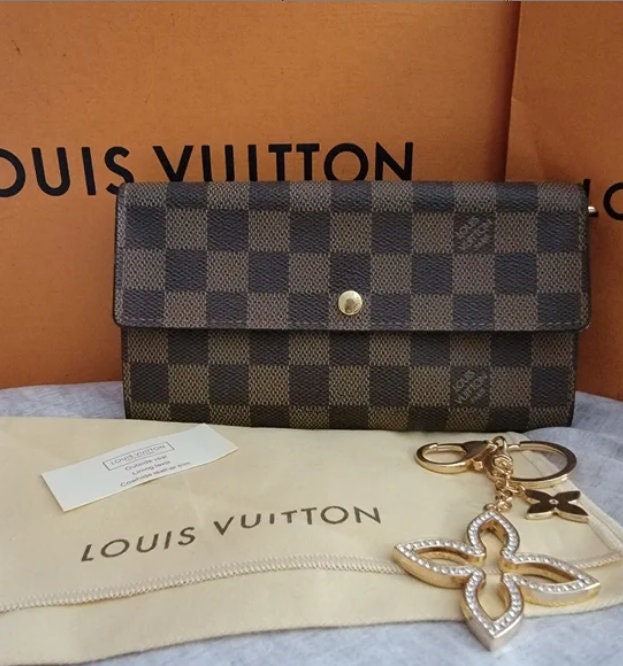 Louis Vuitton Monogram LV Long Wallet Porte Valeurs Cartes Credit Yen