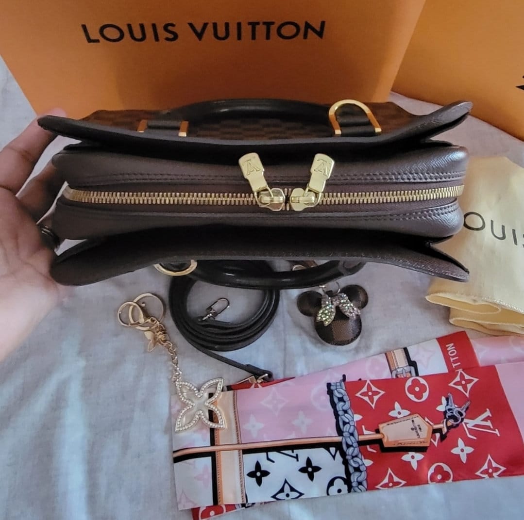 Louis Vuitton Triana Damier Ebene Tote Bag ○ Labellov ○ Buy and Sell  Authentic Luxury
