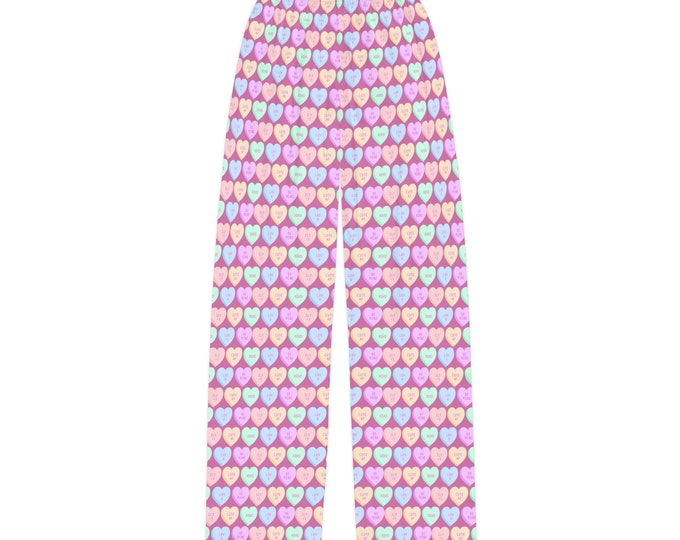 Featured listing image: Conversation Hearts - Kids Pajama Pants