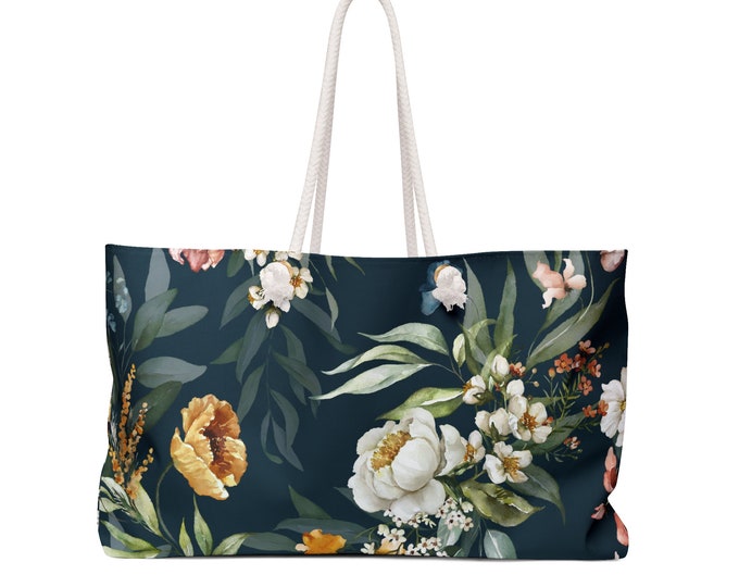 Featured listing image: Flowery Weekender Bag