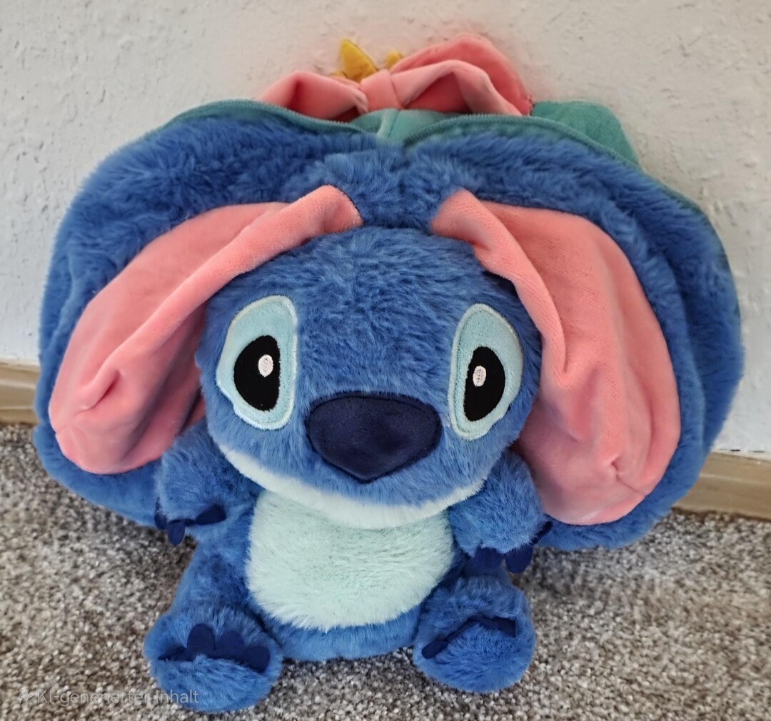 Lilo and Stitch Plush Toy With Zipper – Two Plushies in One! | Soft ...
