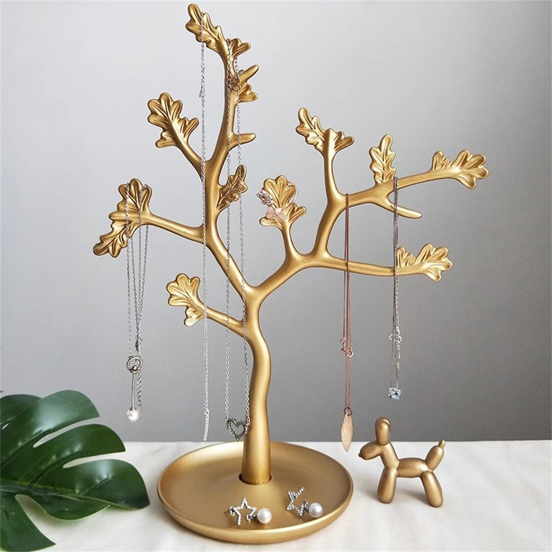 Nordic Deer Horn Tree Shaped Jewelry Stand Hanging Key Stand Etsy
