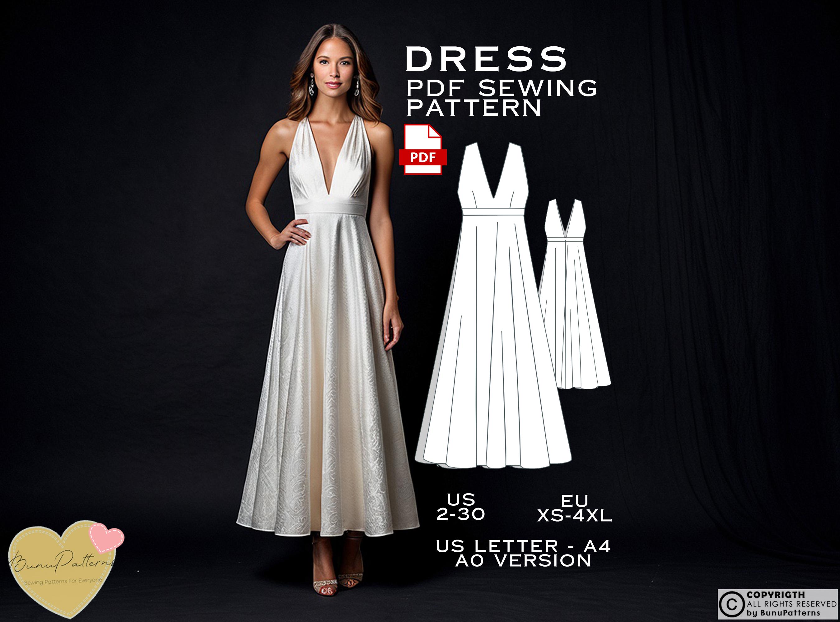 open lace back dress Magnolia Dress Pattern