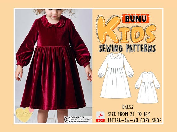 christmas dress sewing patterns Holiday Cheer Dress Sewing Pattern