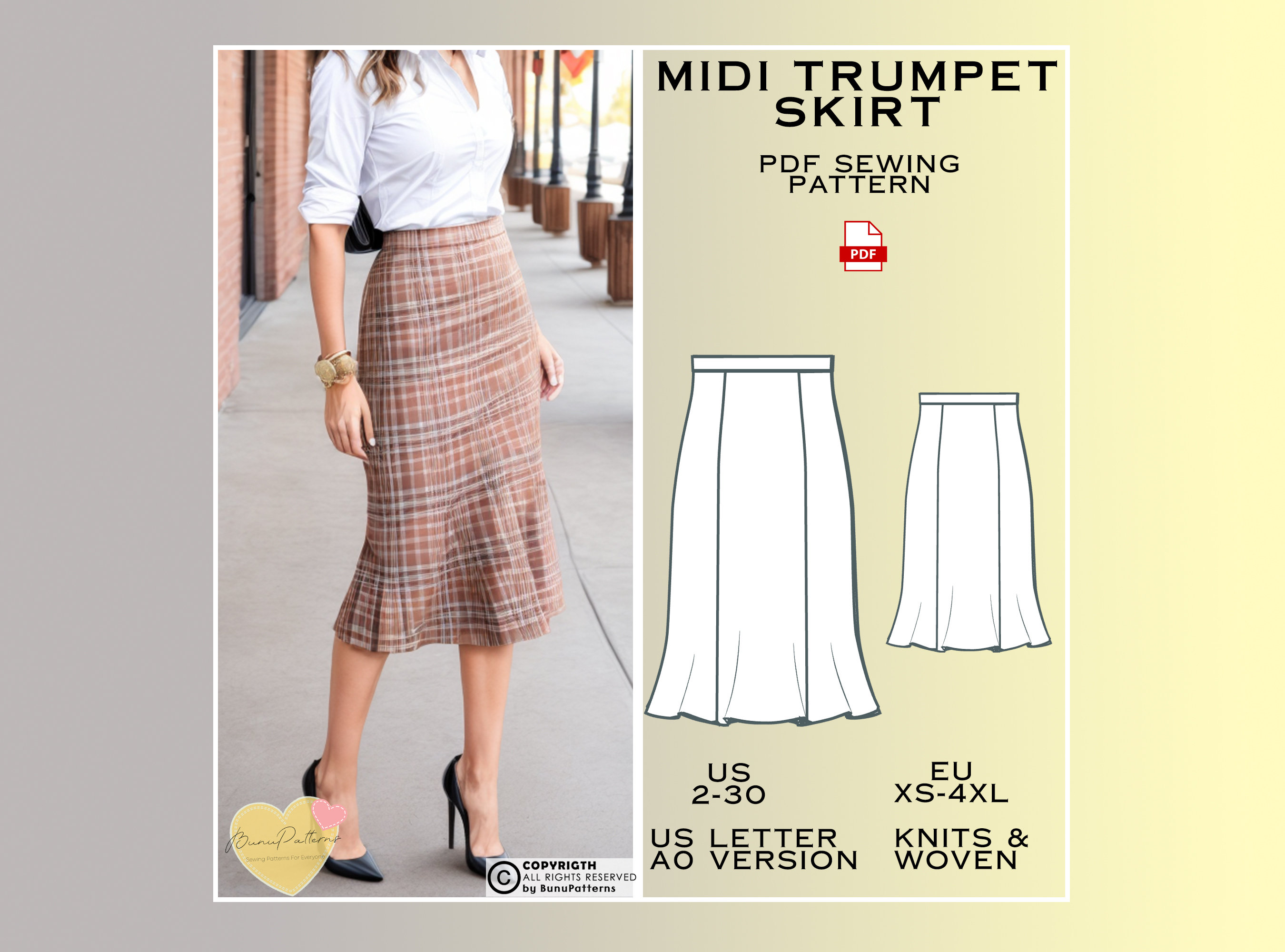 Calf length clearance skirt 4 letters