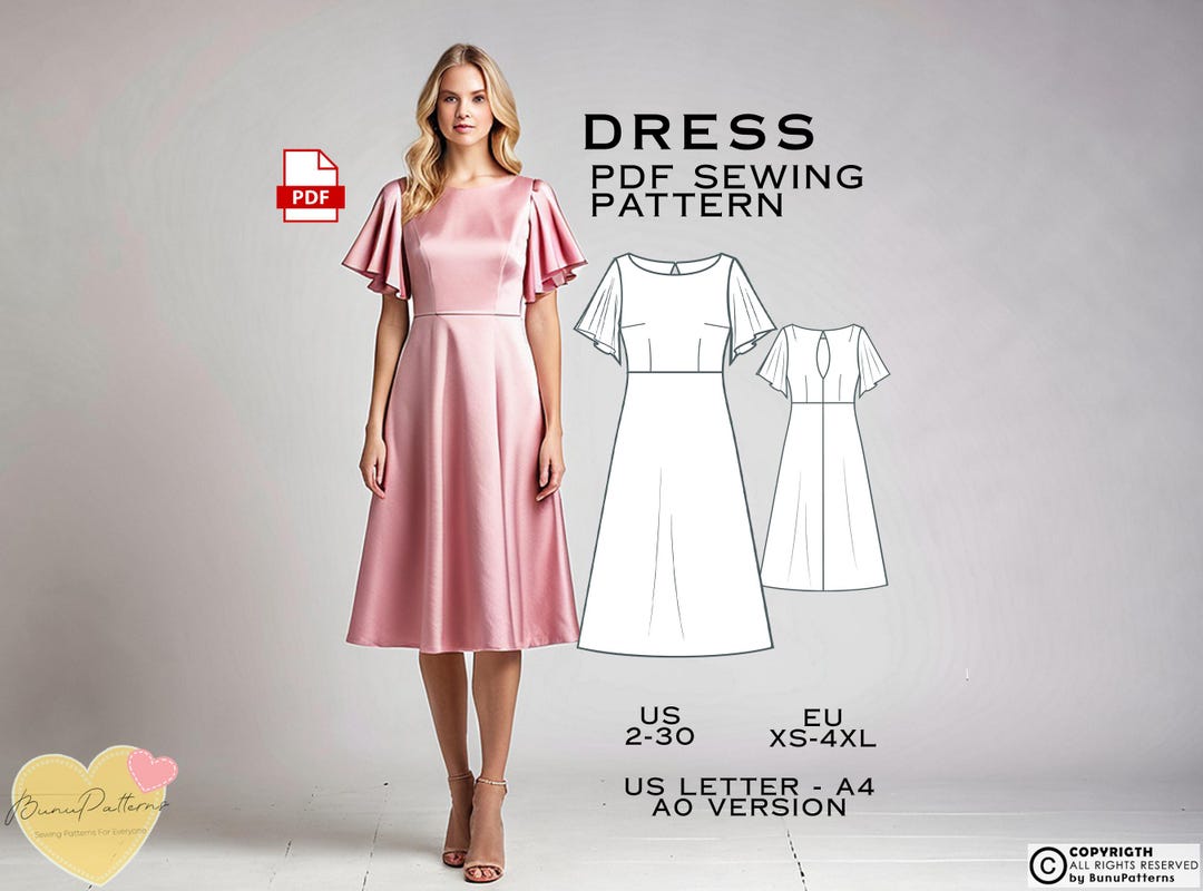 navy blue dress for baby girl Pattern Roundup: Fancy Plus- and Extended-Size Sewing Patterns main image 1