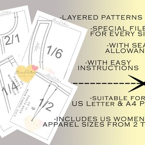 Full Length Trumpet Skirt Sewing Pattern, PDF Sewing Pattern Instant Download, Women Sewing Pattern, Plus Size Pattern, Modest Skirt image 4