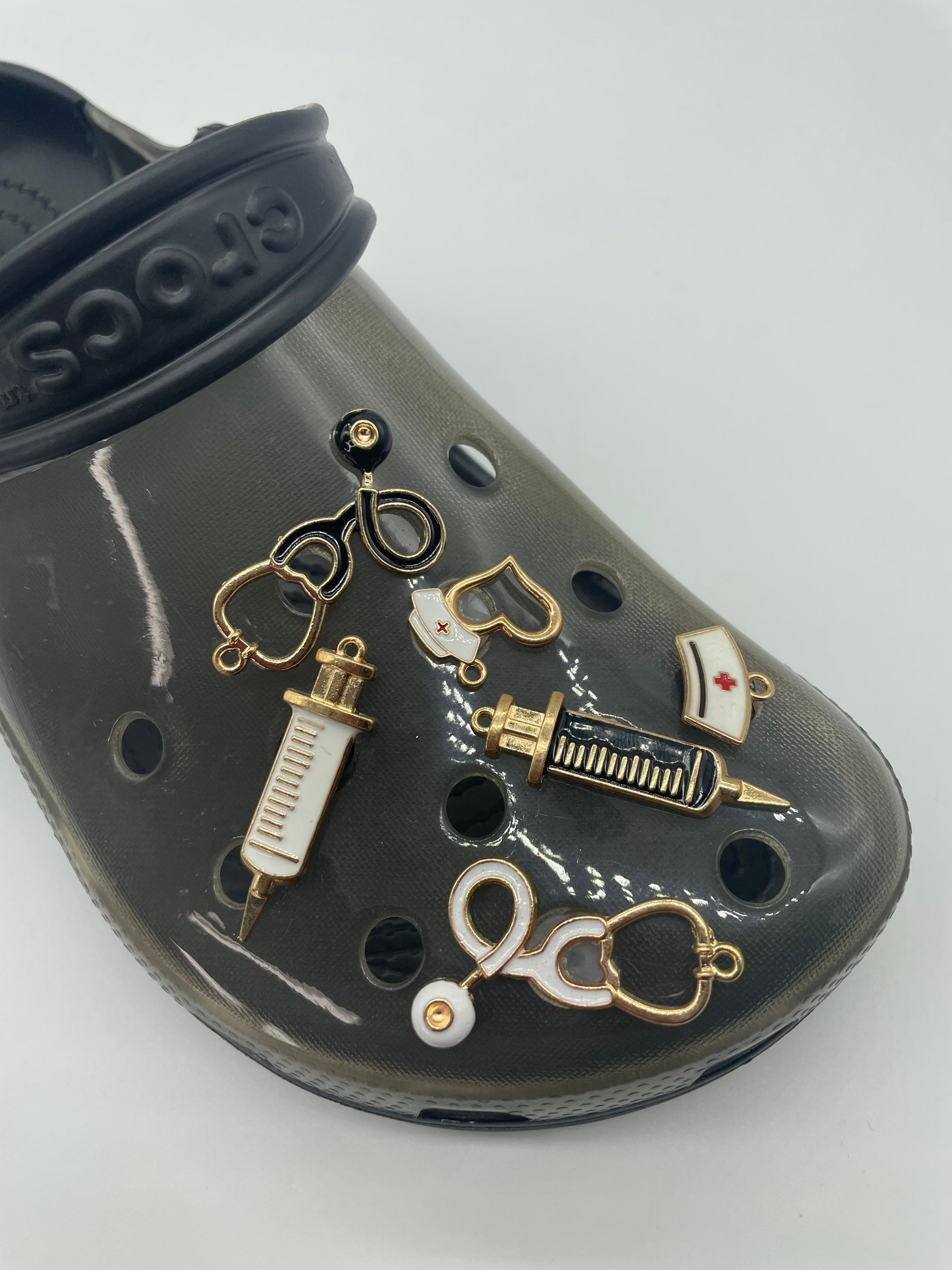 Shoe Charms,Croc Charms,Jibbitz,Nurse Charms,LPN,RN,BLM,Juneteenth, Health  Care Charms,Black History,Scrubs Charms