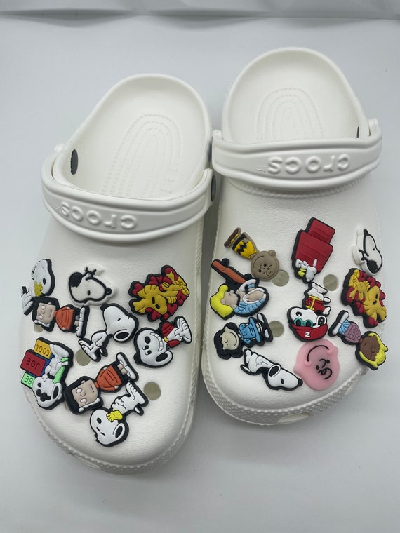 Snoopy Inspired Crocs Charms. Charlie Brown Peanut Gallery Croc