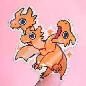3's a Menge - Kaiju Chibi Vinyl Sticker