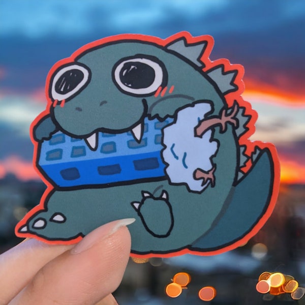 Tiny Terror - Monster Chibi Vinylklistermärke