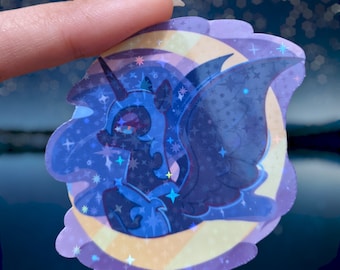 Naklejka winylowa Nightmare Moon bez obramowania