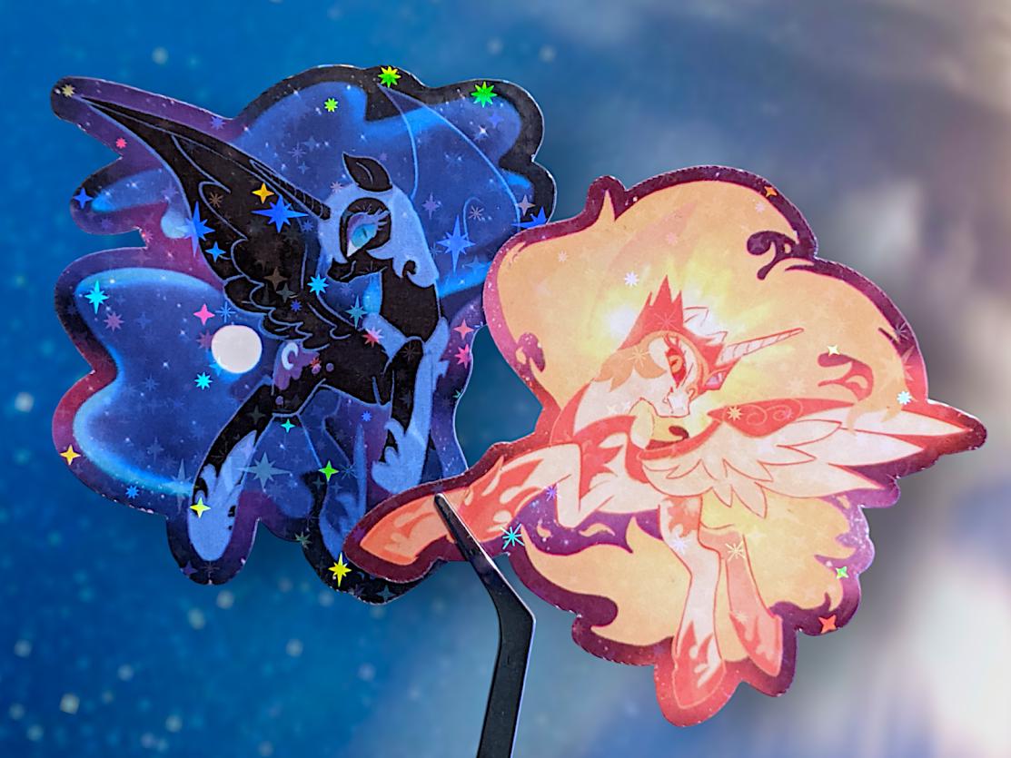 Solar Flare Daybreaker Mlp Princess Celestia And Nightmare Star