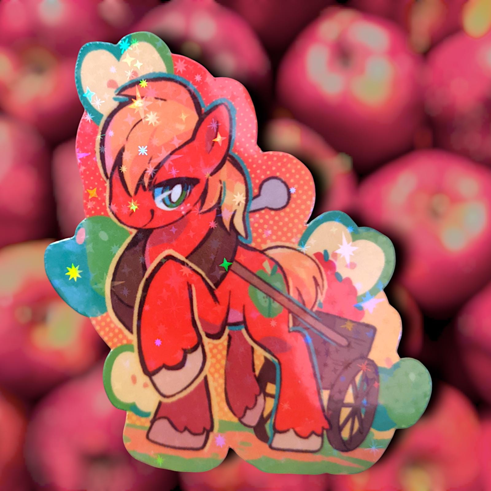 アップルファミリー マイリトルポニー ぬいぐるみ ビッグマッキントッシュ My little pony big macintosh - Etsy 日本