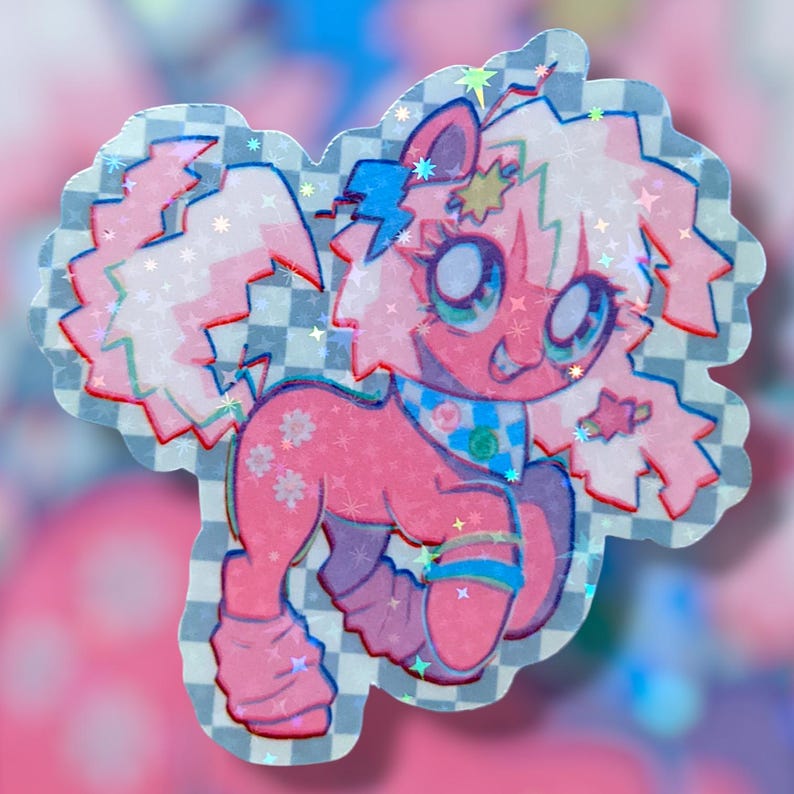Retro 80s Ponies 3 Inch Vinyl Stickers - Etsy