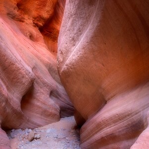 Glühen des Arizona Slot Canyons