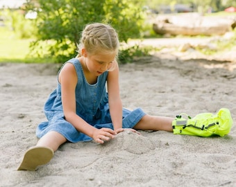 Children&#39;s Leg Cast Cover: Weatherproof Protection for a Leg Casts - Keep Your Child Playing & Exploring Comfortably and Safely outdoors.