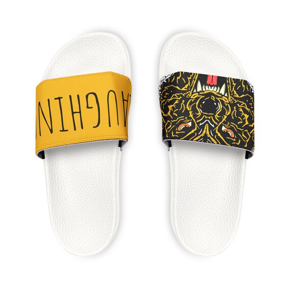 The Wolf Slide Sandals Unisex - Etsy display picture 3