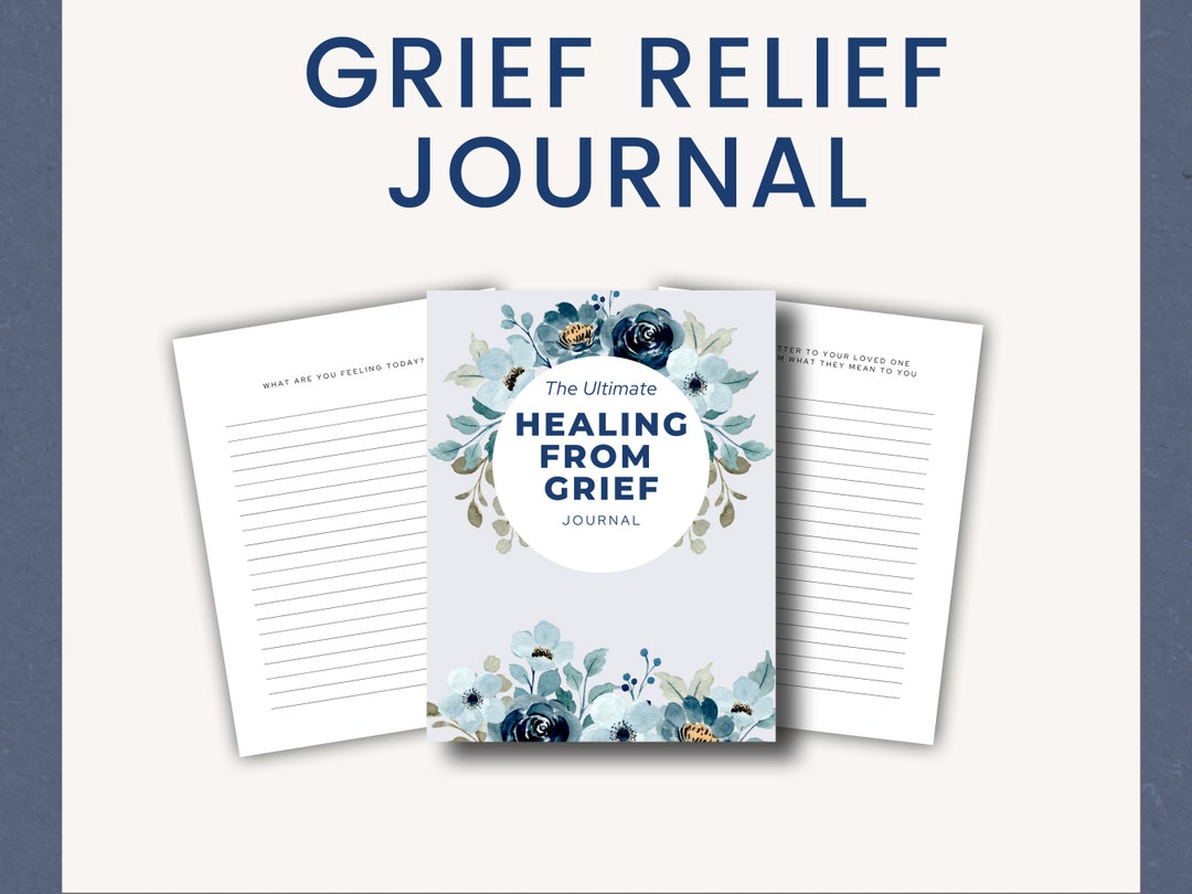 Grief Journal, Sympathy Gift, Healing Journal Grief, Grief Processing ...