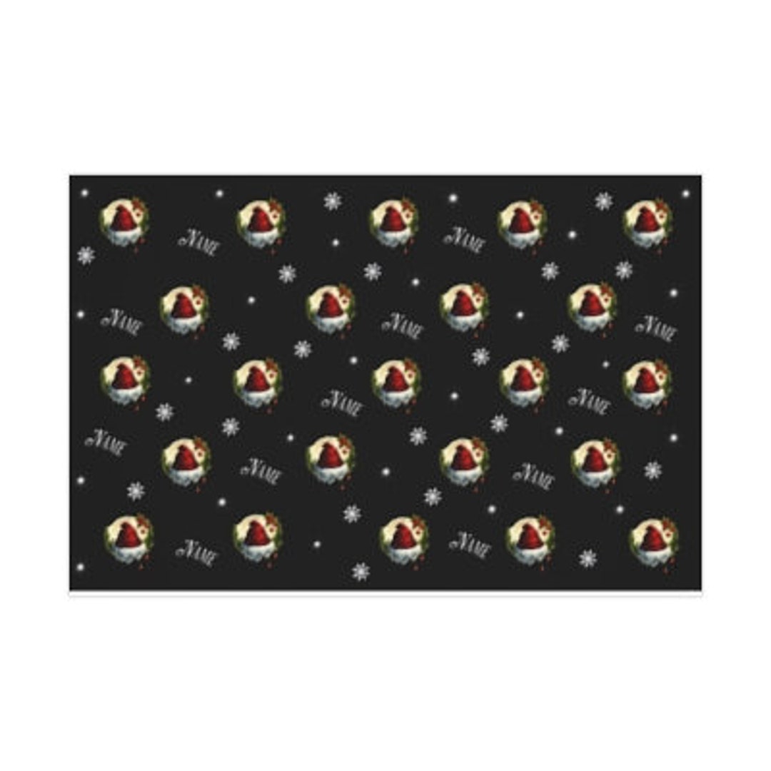 Personalized Christmas Wrapping Paper Custom Wrapping Paper Etsy
