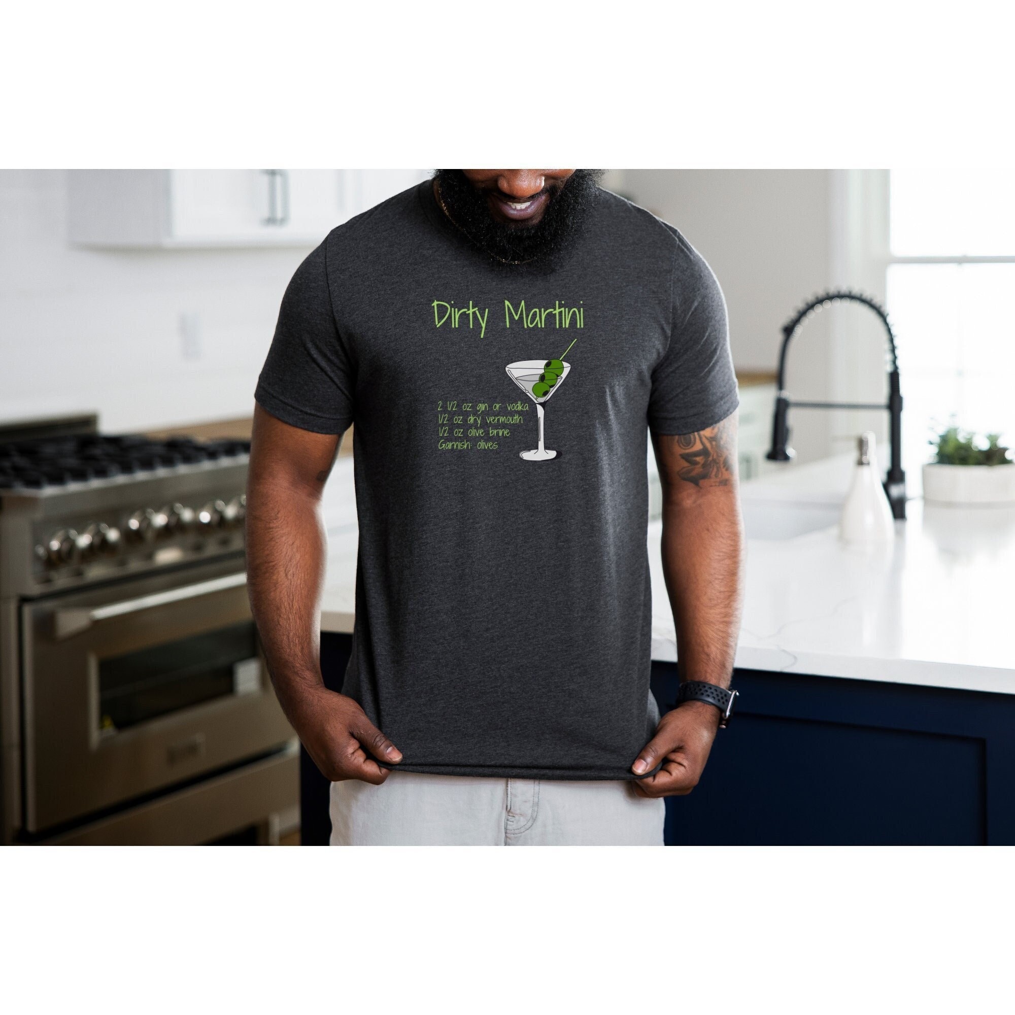Dirty Martini Tee Martini Cocktail Shirt Gift for Martini - Etsy