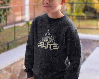 Marina Elite Youth Crewneck Sweatshirt with Customizable Back