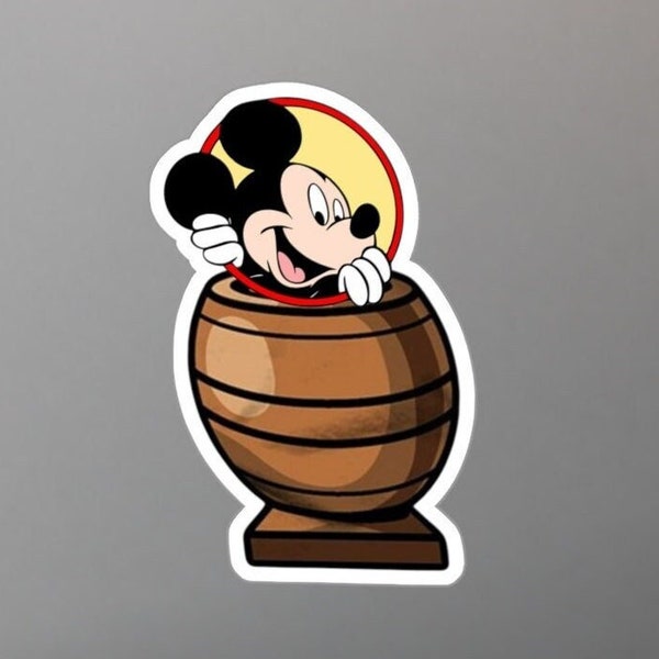 Funny Filipino Barrel Man Sticker Decal, Philippines Sticker Gift for Mickey Lover, Filipino Stickers for Disney Fan, Pinoy Pinay Pride