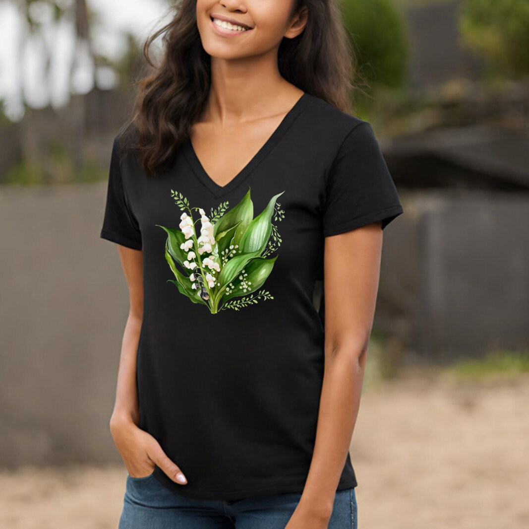 Lilies of the Valley Tshirt - Etsy Lilies of the Valley Tshirt - Etsy