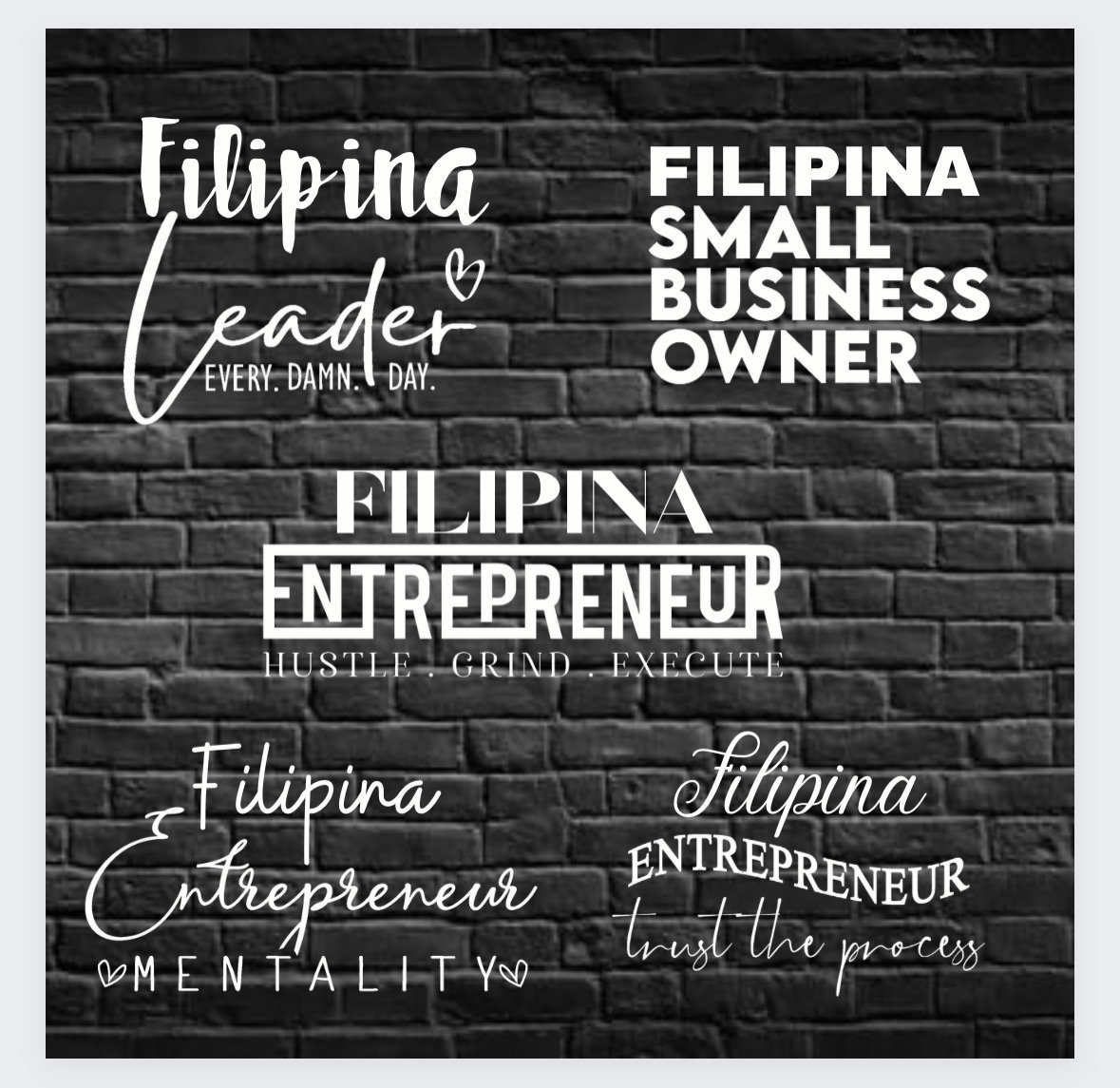 Filipina PNG for Filipino Entrepreneur Small Business Owner - Etsy