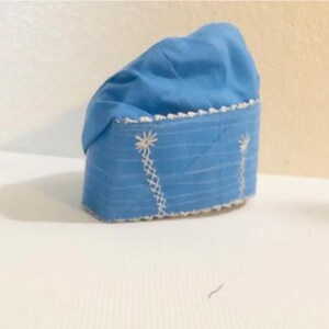 Aso oke Fila, Men hat, men cap wedding attire quality Hand woven Aso Oke cap image 6