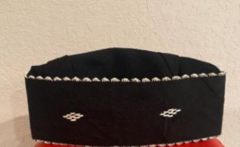 Aso oke Fila, Men hat, men cap wedding attire quality Hand woven Aso Oke cap image 10