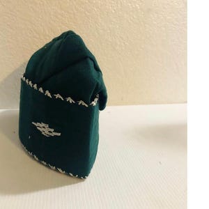 Aso oke Fila, Men hat, men cap wedding attire quality Hand woven Aso Oke cap image 3