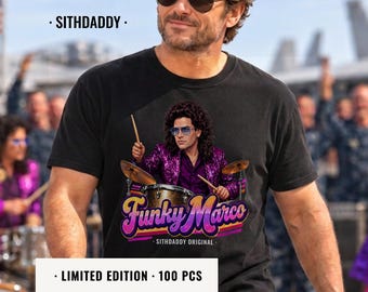 Koszulka z motywem Funky Marco Rubio | SithDaddy Limited Edition - 100 szt. | Maga Disco Orchestra, prezent patriotyczny, unisexowa koszulka Comfort Colors 1717