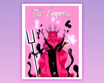 The Empress - Tarot Card - Greek Mythology Print 5x7 or 8x10 Wall Art - Poster