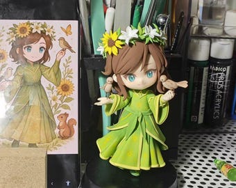 Chibi • Previous Custom Figure Commission: Personalized Weeding Cake Topper from Online Game Fans, PartC