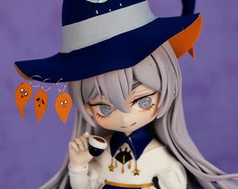 Chibi • Mini Figure Commission, Handmade Personalize Figurine from Drawing, 2D to 3D, OC Character from my customer's daughter, Custom Gift