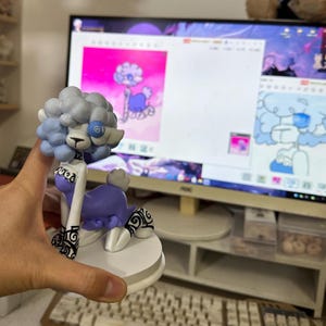 Chibi • Figure Commission, Handmade Personalize Figurine from Drawing, 2D to 3D, OC Character from my customer&#39;s daughter, Custom Commission