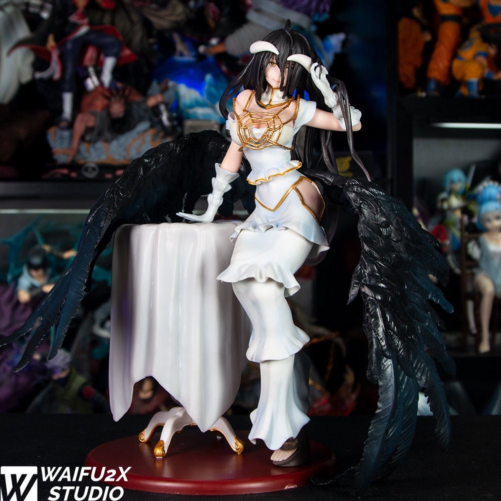 Waifu2x Anime Action Figure 1/7 Scale Overlord Albedo Etsy