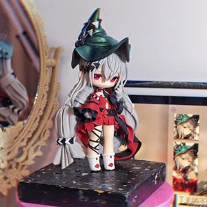 Chibi • Commission for OC Art Figure , Handmade Personalized Figurine Commissions from Drawings, Custom Character, Transform 2D to 3D, Gift