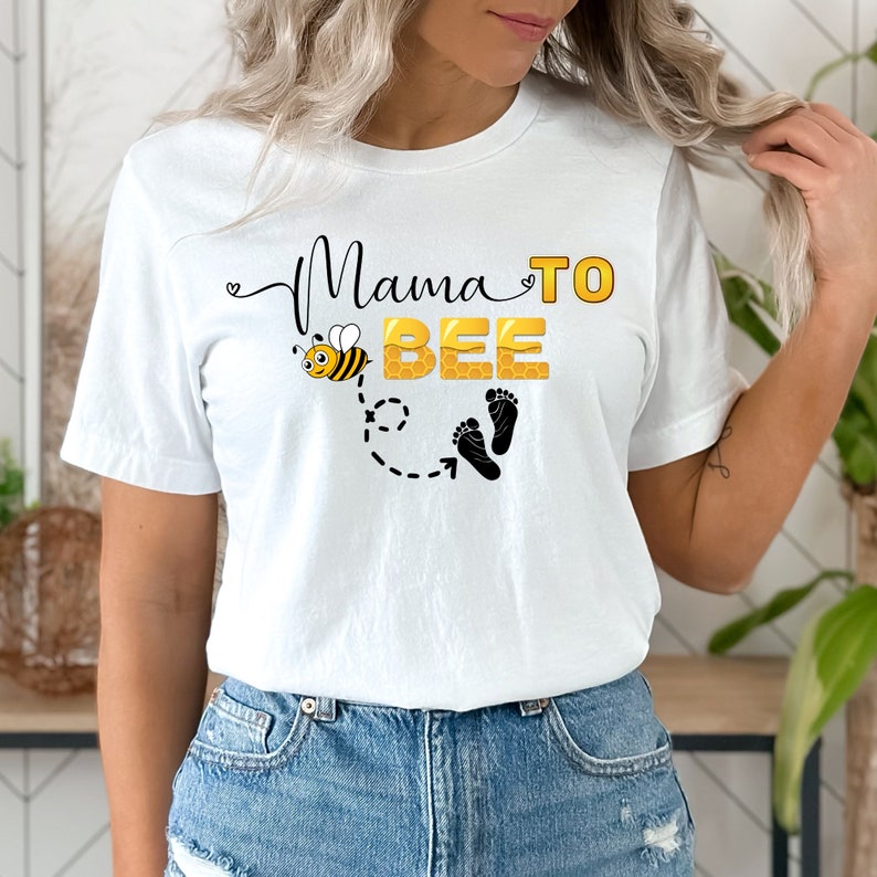 Cute Mama Bee Shirt Mama to Be Baby Shower Mama
