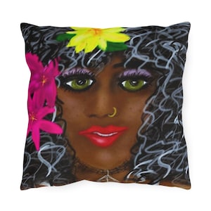 Bohemian Outdoor Throw Pillows - Vibrant Floral Design, Garden Decor, Patio Cushions, Home Accents, Gift for Her