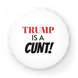 Trump Bottle Opener, Funny Barware Gift, Political Humor, Party Accessory, Unique Kitchen Gadget, Gag Gift for Friends
