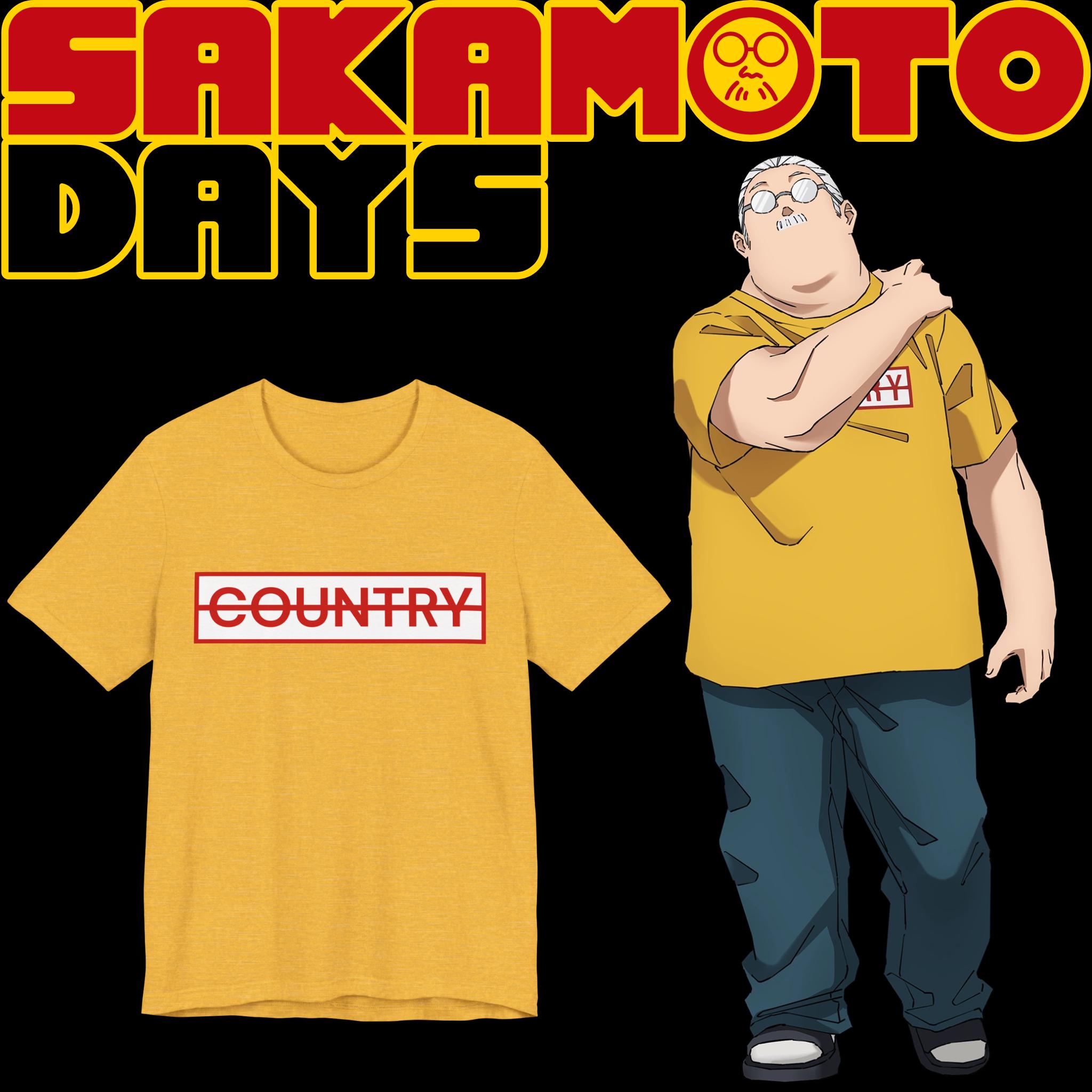 Sakamoto Days: COUNTRY Shirt (unisex T-shirt) - Etsy