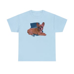 Cute Brown Fawn French Bulldog Shirt image 7