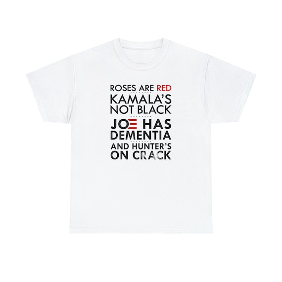 Roses are Red - Biden and Kamala - Inspirational Poetic Tee - Show Your Support