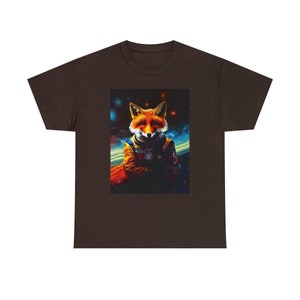 Space Fox Tee Galaktischer Entdecker mit Foxy Twist Unleash the Stellar Charm Bild 8