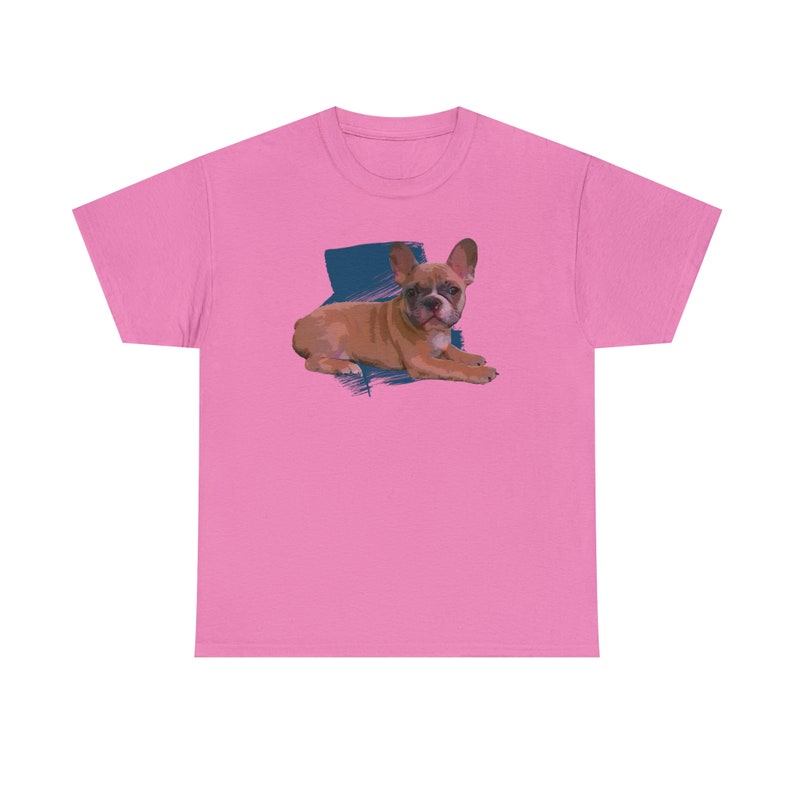 Cute Brown Fawn French Bulldog Shirt image 2