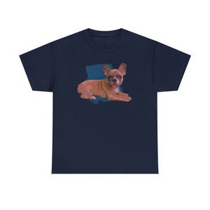 Cute Brown Fawn French Bulldog Shirt image 9