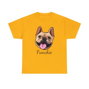 Golden Brown French Bulldog Face Shirt image 3