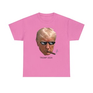 Donald Trump Mugshot T-shirt, Trump Mugshot Shirt, troefmuggenschot afbeelding 3
